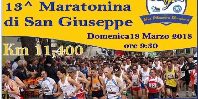 TORNA LA “MARATONINA DI SAN GIUSEPPE”