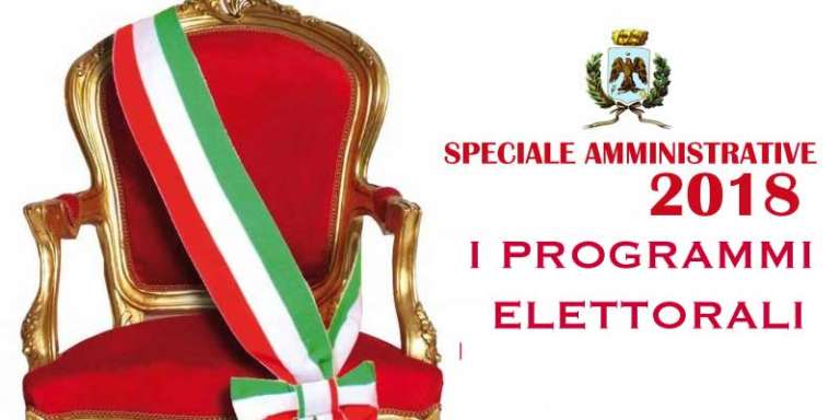 SPECIALE AMMINISTRATIVE: I PROGRAMMI ELETTORALI