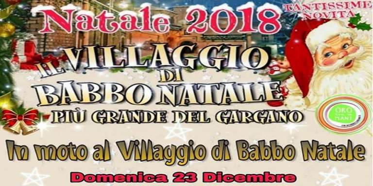 IN MOTO AL VILLAGGIO DI BABBO NATALE