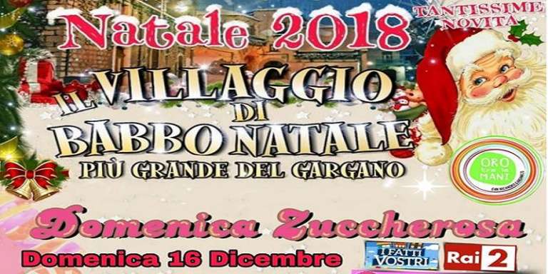 AL VILLAGGIO DI BABBO NATALE LA “DOMENICA ZUCCHEROSA”