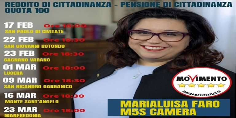 M5S: “SE DICIAMO LO FACCIAMO”