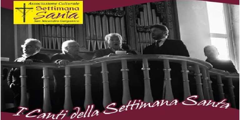 SAN NICANDRO, RICOSTRUZIONE DEL CORO MASCHILE DEI CANTORI DEL VENERDI’ SANTO