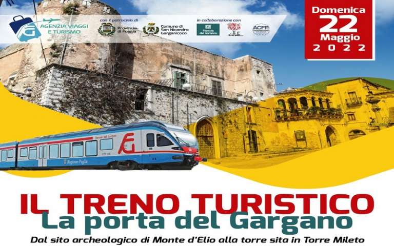 LA PORTA DEL GARGANO: VIAGGIO IN TRENO TURISTICO DA FOGGIA A SAN NICANDRO GARGANICO