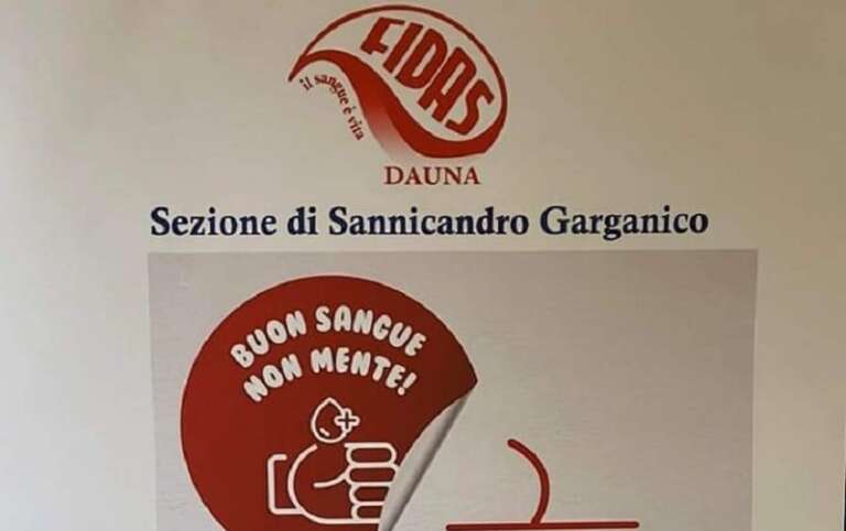 SAN NICANDRO, DONAZIONE SANGUE FIDAS