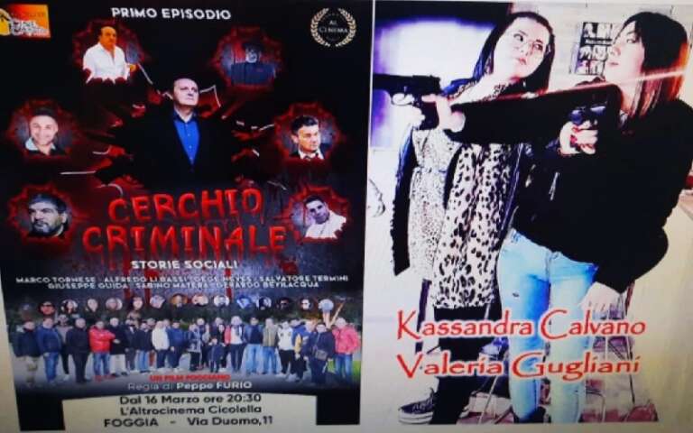 DUE RAGAZZE DI SAN NICANDRO NEL FILM PRIMO EPISODIO “CERCHIO CRIMINALE”