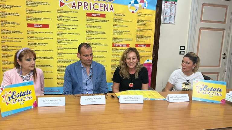 APRICENA ESTATE 2023: PARTE IL CARTELLONE DEGLI EVENTI ESTIVI