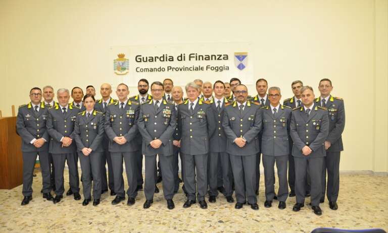 GDF FOGGIA: VISITA DEL COMANDANTE REGIONALE PUGLIA AL COMANDO PROVINCIALE DI FOGGIA