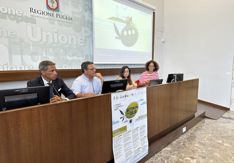 PRESENTATA A VIESTE LA 7^ EDIZIONE DE “LA SETTIMANA DELL’OLIO 2023”. IL PROGRAMMA