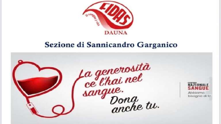 DONAZIONE SANGUE FIDAS