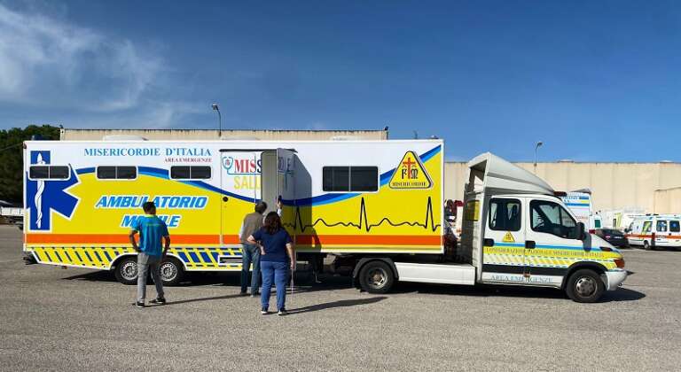 IN PUGLIA GLI AMBUILATORI MOBILI DELLE MISERICORDIE PER “MISSIONE SALUTE”