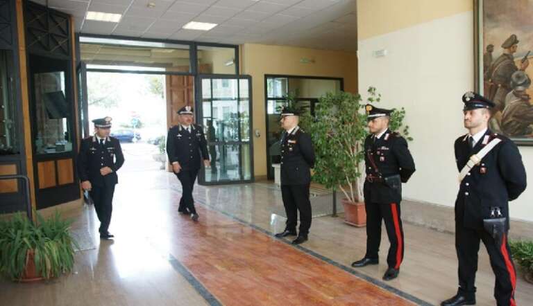 VISITA DEL COMANDANTE DELLA LEGIONE CARABINIERI PUGLIA AL COMANDO PROVINCIALE DI FOGGIA