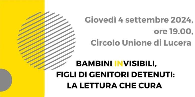 BAMBINI INVISIBILI, FIGLI DI GENITORI DETENUTI: LA LETTURA CHE CURA