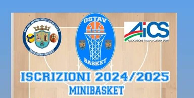 SAN NICANDRO, APERTE LE ISCRIZIONI ALLA OSTAV BASKET