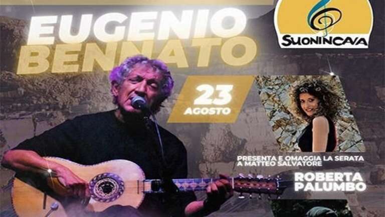 EUGENIO BENNATO A “SUONI IN CAVA” DI APRICENA