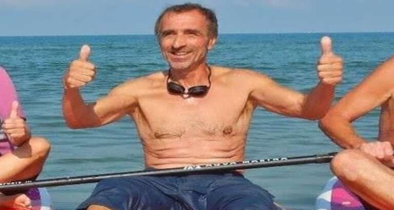 UOMO SALVATO IN MARE SALVATO DA ANDREA COLLETTA PRESIDENTE DEL KITEBOARDING TORRE MILETO