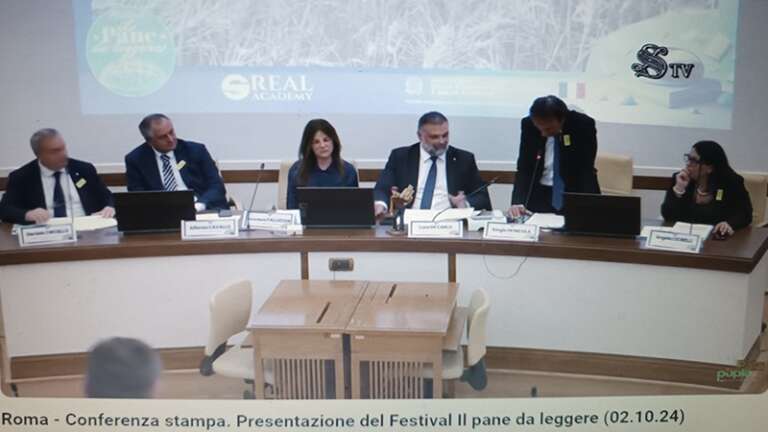 PRESENTATO AL SENATO IL FESTIVAL “IL PANE DA LEGGERE”