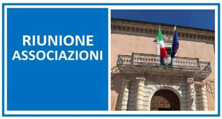 SAN NICANDRO GARGANICO, RIUNIONE DELLE ASSOCIAZIONI CULTURALI